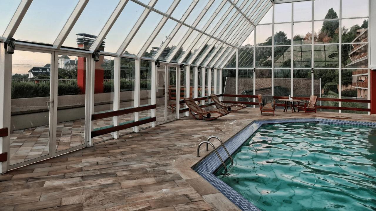 Duplex Luxo Com Piscina Aquecida, Lareira E Wifi Appartement Campos do Jordão Buitenkant foto