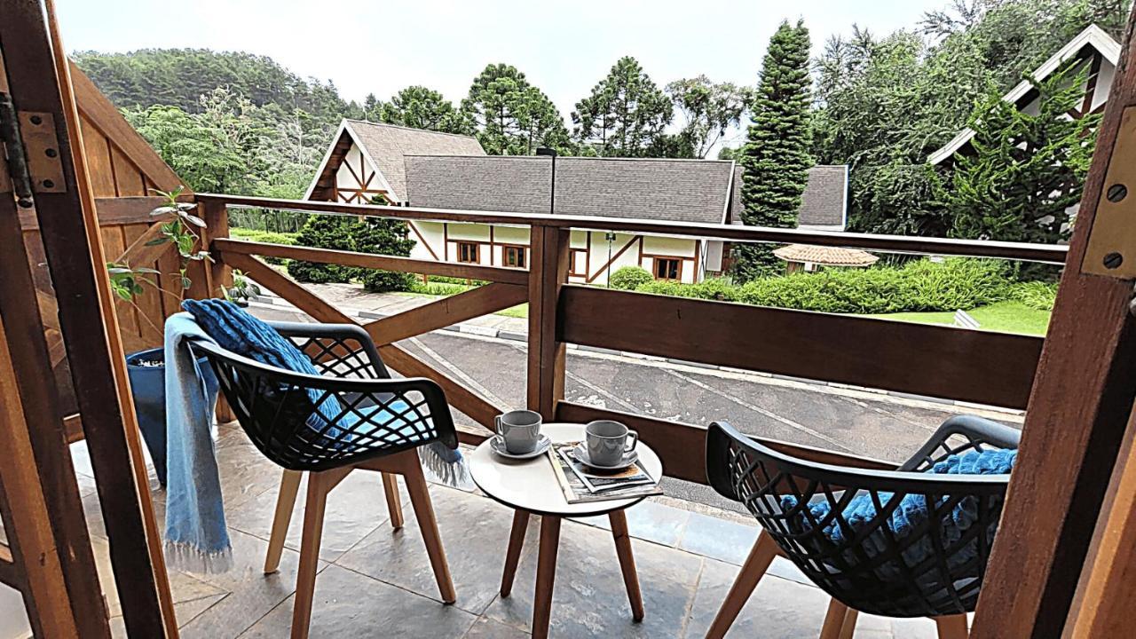 Duplex Luxo Com Piscina Aquecida, Lareira E Wifi Appartement Campos do Jordão Buitenkant foto